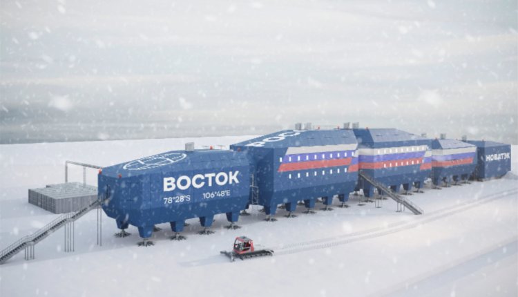 Завершается строительство зимовочного комплекса на Южном полюсе