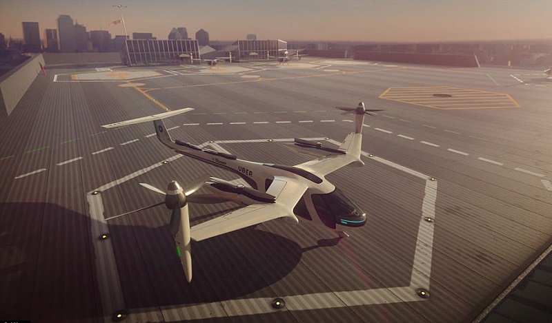 Uber объединяется с НАСА и Air для запуска летающих автомобилей