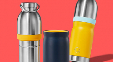 Дизайнеры объединили бутылку для воды и термокружку в единый продукт