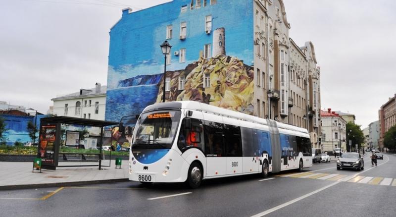 Первый экотроллейбус  вышел на маршрут в Москве