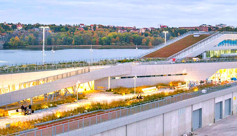Здание порта в Швеции отапливает геотермальная энергия