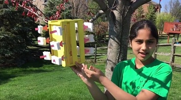 13-летняя девочка создала ветрогенератор за пять долларов