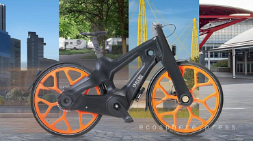 В Германии разработали велосипед из переработанного пластика 