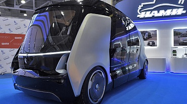 КАМАЗ представил прототип беспилотного электробуса «ШАТЛ»
